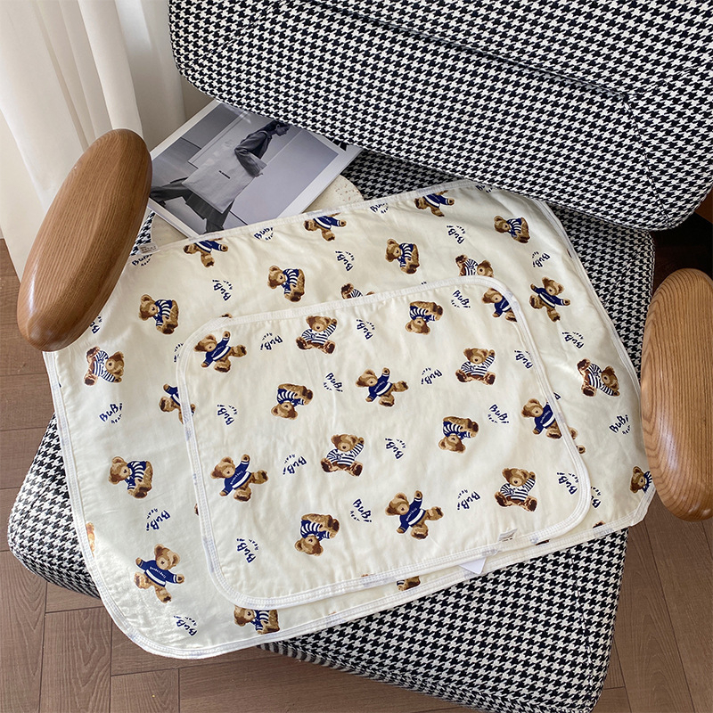 (พร้อมส่ง ) ins ผ้ารองกันเปื้อน ผ้ารองประจำเดือน ผ้ารองกันเปื้อนที่นอน 80x110 cm.