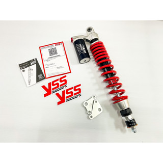 โช้คหลัง (YSS) GAS TOP LINE G-TOP L20 PIA VESPA SPRINT125 150IGETABS BLACK RED BLACK **ของแท้มีใบรับประกัน**