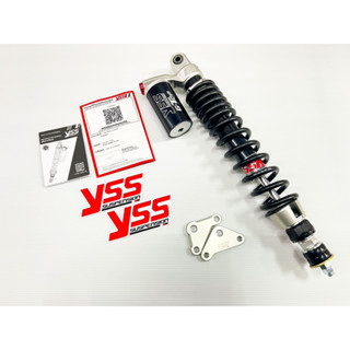 โช้คหลัง (YSS) GAS TOP LINE G-TOP L20 PIA VESPA SPRINT125 150IGETABS BLACK BLACK BLACK **ของแท้มีใบรับประกัน**