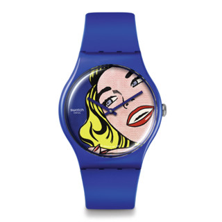 Swatch นาฬิกาผู้ชาย GIRL BY ROY LICHTENSTEIN, THE WATCH รุ่น SUOZ352