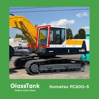 กระจกหน้าโคมัตสุ Komatsu PC200/5 กระจกแม็คโคร