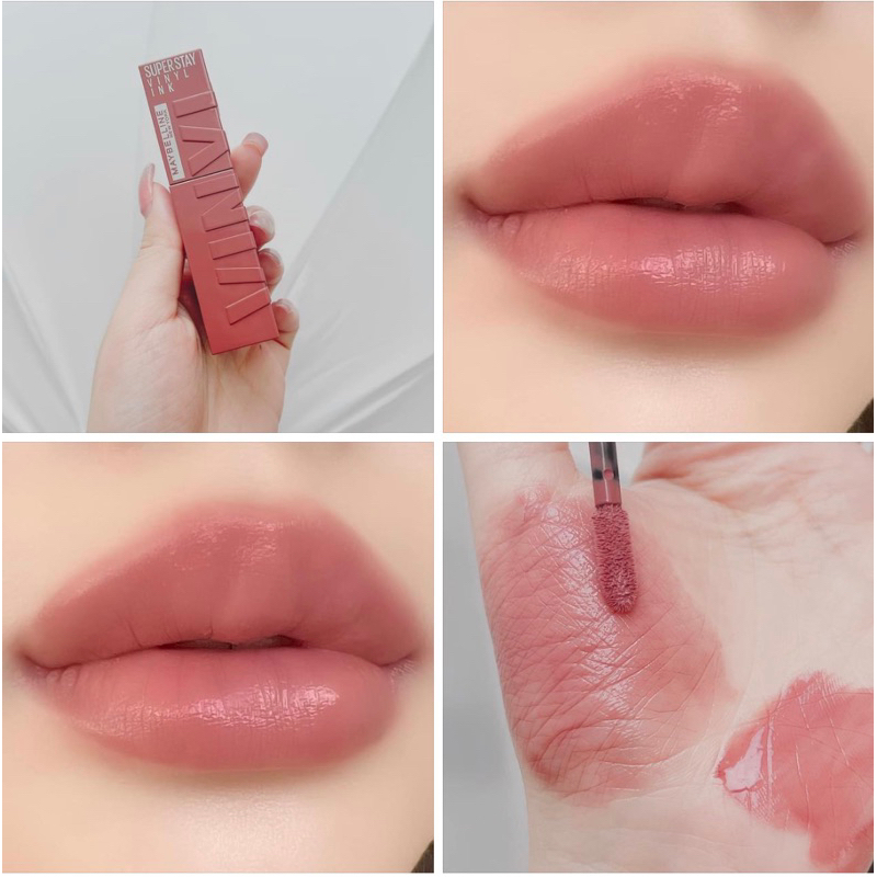 ละมุนมาก สีเหมือนสีปากจริงๆ Superstay vinyl ink สี35 ลิปแมตต์สีฉ่ำแบบไม่ต้องทากลอสตาม แล้วติดทนมาก