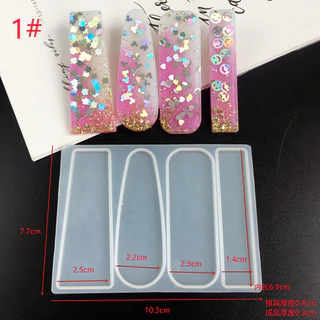 【พร้อมส่งจากไทย】 แม่พิมพ์กิ๊บ | Hair clip mold แม่พิมพ์ซิลิโคนกิ๊บ แม่พิมพ์เรซิ่น