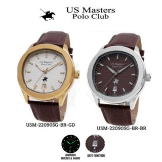 US MASTER Polo Club นาฬิกาผู้ชาย สายหนัง รุ่น USM-220905G