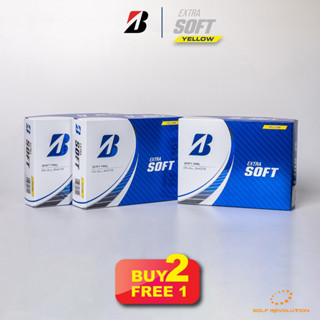 [Buy2, Free1] Bridgestone NEW Extra Soft Yellow Golf Ball , Price: 990 THB/dz