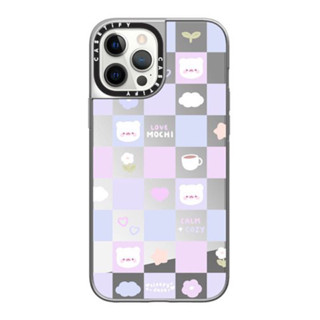 (พร้อมส่ง)12ProMax Casetify mochi checkers by sleepydaze Mirror MS Case