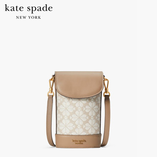 KATE SPADE NEW YORK SPADE FLOWER JACQUARD NS CROSSBODY KB367 กระเป๋าใส่โทรศัพท์