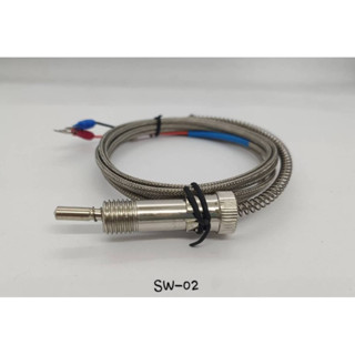 ไท ย ท MODEL: SW-02 THERMOCOUPLES สายเทอร์โมค็อปเปิ้ล type: K  สายยาว 2เมตร/3เมตร สินค้าคุณภาพพร้อมส่ง dm,