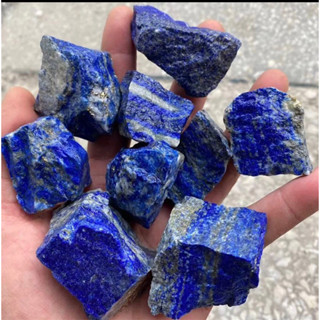 1 Pc Natural Lapis lazuli Stone Crystal Bule Color Rough Stone Mineral Home Decor Fish Tank Flower Crystal Decoration