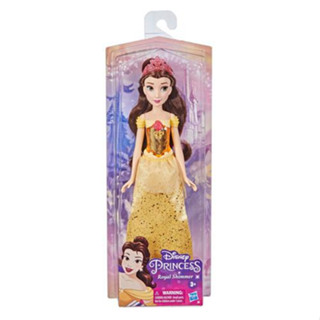 Disney Princess Royal Shimmer Belle Doll, Fashion Doll with Skirt and Accessories