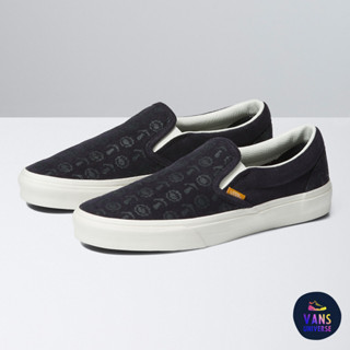 [ของแท้ ส่งฟรี จากไทย] VANS CLASSIC SLIP-ON - TRIPPY CORD DARK NAVY