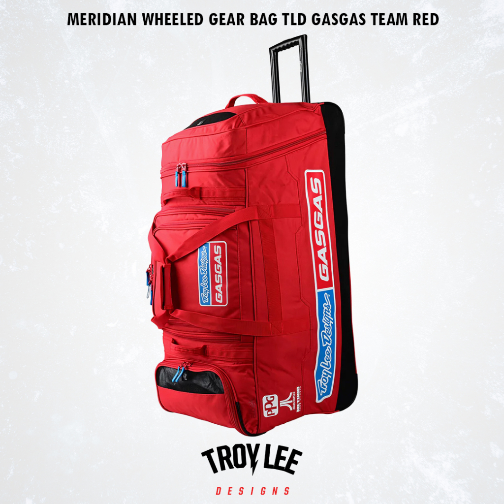 กระเป๋าเดินทาง Troy Lee Designs Meridian Wheeled Gear Bag TLD GasGas Team Red