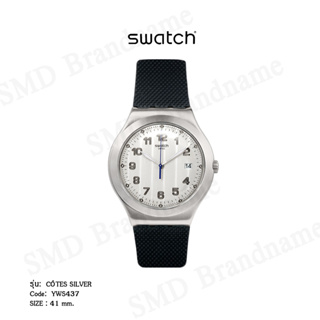 SWATCH นาฬิกาข้อมือ รุ่น CÔTES SILVER Code: YWS437