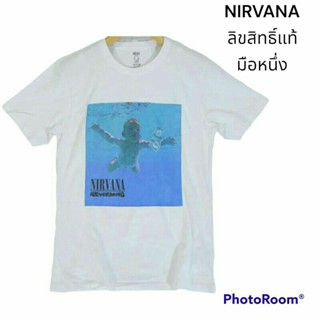 NIRVANA เสื้อวงลิขสิทธิ์แท้มือหนึ่ง มีไซส์ M-2XL