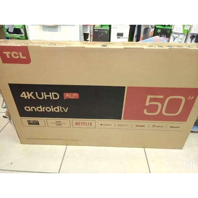 Brand New Original TCL TV P1 “50" Android TV, 4K UHD clarity smart tv