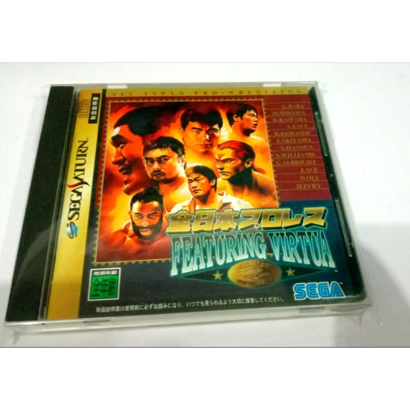 Sega Saturn - Zen Nihon Pro Wres Featuring Virtua. Original Japan