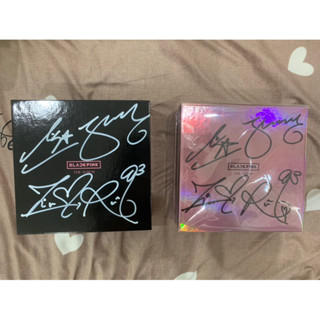 พร้อมส่ง Blackpink the album cd signed ลายเซ็น ไซน์สด ของแท้ เลือกเวอร์ ไม่มีตำหนิ