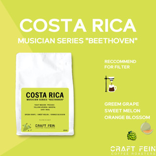 เมล็ดกาแฟ Musician Series “ Beethoven” (Costa Rica) ขนาด 100 - 200 กรัม  |  CRAFT FEIN