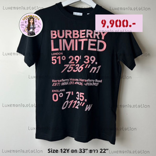 👜: New!! Burberry T-Shirt Size 12Y‼️ก่อนกดสั่งรบกวนทักมาเช็คสต๊อคก่อนนะคะ‼️