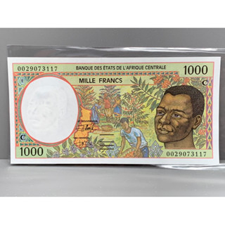 ธนบัตรรุ่นเก่าของประเทศคองโก ชนิด1000Francs ปี2000 UNC