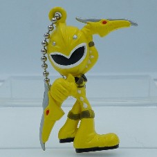 Yellow  Power Rangers Keychain Japan Vintage  ของสะสม