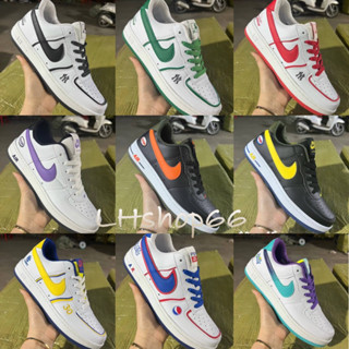 🔥รองเท้าผ้าใบ N Airforce  สีมาใหม่ มี39-45 รองเท้าผ้าใบ รองเท้าลำลอง