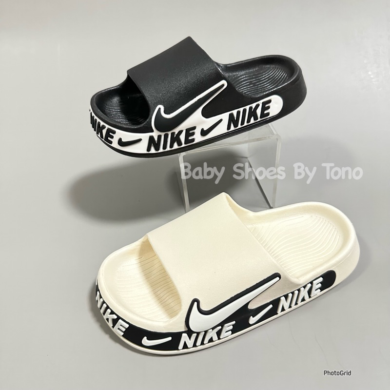 พร้อมส่งจากไทย รองเท้าแตะเด็ก ลายเท่ๆ ใส่สบาย ใส่ได้ทั้งชายและหญิง #นก