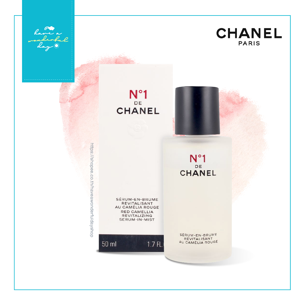 👱‍♀️ Chanel : N°1 DE CHANEL REVITALIZING SERUM-IN-MIST 50ml เซรั่มบำรุงผิวแบบสเปรย์ปกป้องผิวจากมลภาว