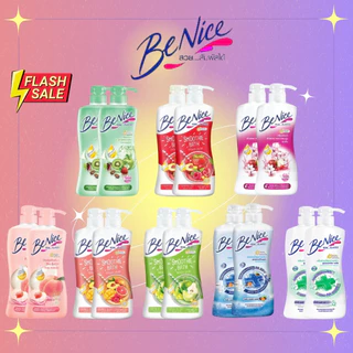 บีไนซ์ (Benice) - ครีมอาบน้ำ ขวดปั๊ม 1 แถม 1 ขนาด 400 มล. หลากหลายกลิ่น สมูทตี้ , แอนตี้แบค , บิวตี้ไวท์