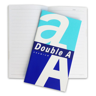 สมุด Lecture สมุดบันทึก Double A ขนาด 90x160 mm. 80 แกรม 24 แผ่น [S24]