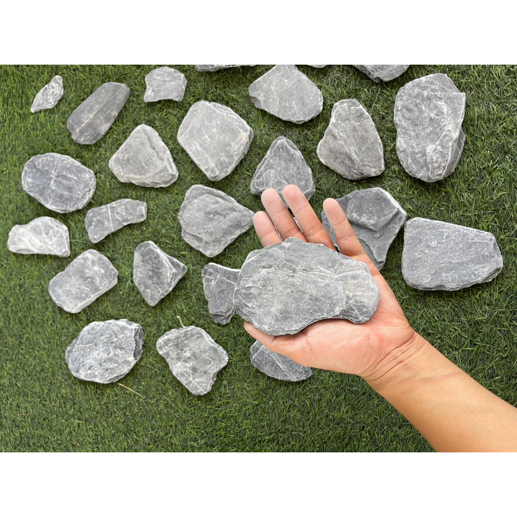 หินกาบ 10กก. สำหรับ ทำรั้ว หรือตกแต่งน้ำตก ทางเดิน