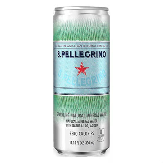 ซานเพลลีกรีโน น้ำแร่โซดา 0 แคล 330มล. - San Pellegrino brand Mineral Water Zero Calories 330ml