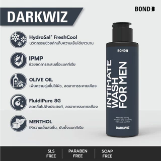 Bond Intimate wash เจลล้างน้องชายทำความสะอาดจุดซ่อนเร้น สูตร White Shadow,Dark Wiz,ARIES,Natural , Choco++แยกจำหน่าย++