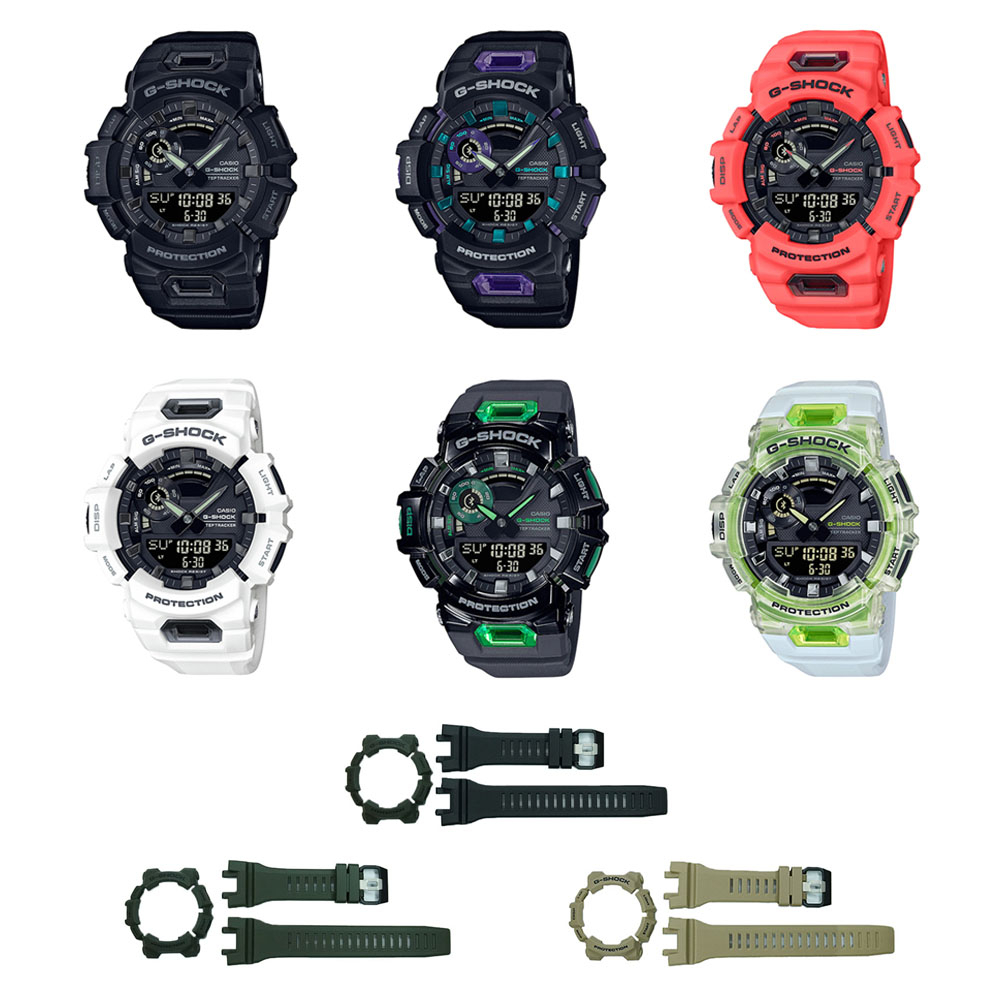 Casio G-Shock นาฬิกาข้อมือ / กรอบ สาย GBA-900-1A,GBA-900-1A6,GBA-900-4A,GBA-900-7A,GBA-900SM-1A3,GBA-900SM-7A9,GBA-900UU