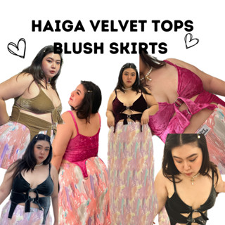 Cher Tada -🔥Haiga Velvet Top เสื้อกำมะหยี่ที่เปรี้ยวที่สุด สาวอวบอ้วน Plussize