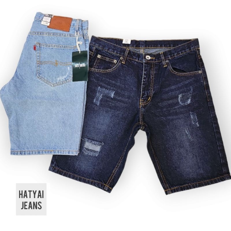 กางเกงยีนส์ขาสั้นผู้ชาย ผ้าไม่ยืด No.R321,R321/1
