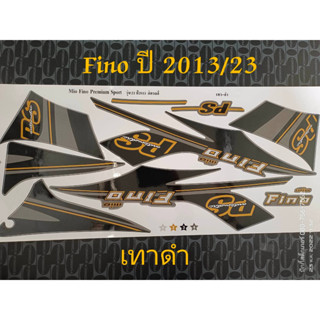 สติ๊กเกอร์ FINO PS สีดำเทา ปี 2013 รุ่น 23