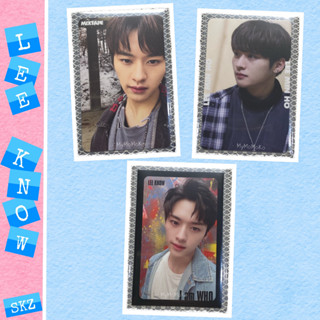 🐰 Lee Know - ลีโน 🐰- Stray Kids - การ์ดอัลบั้ม Photocard [แกะบั้มเอง]