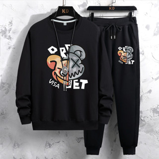 #Y293+CKH293Bชุดเซ็ทเสื้อแจ็คเก็ตแขนยาว+กางเกงขายาว ใส่ได้ทั…