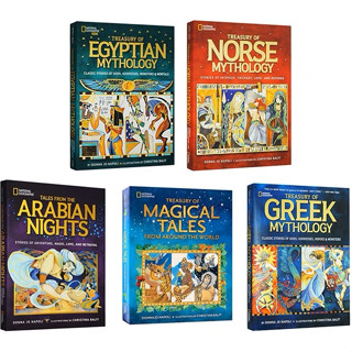 National Geographic Greek Mythology Childrens English Mythical Story Picture Book , 4 Books