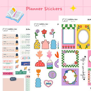 Planner Stickers สติกเกอร์ตกแต่งไดอารี่ Bullet Journal สติกเกอร์ตกแต่งสมุดบันทึก สติกเกอร์ไดคัท