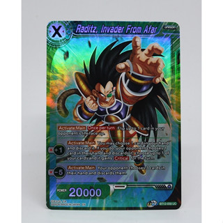 การ์ดดราก้อนบอล Dragon Ball Super Card [BT12-058 UC] Raditz, Invader From Afar