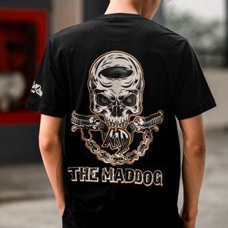 Maddogstreet ® เสี้อยืด ลาย รุ่น กระโหลกMD แขนสั้น เสื้อยืดผู้ชาย