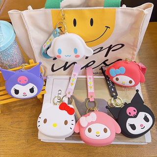 FS พวงกุญแจ YS136 พวงกุญแจการ์ตูนน่ารักๆ ใส่เหรียญ ใส่บัตรได้ ลาย Sanrio น่ารัก ขนาดเล็ก พร้อมส่ง