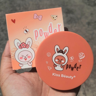 🐰แป้งพัฟมินิน้องกระต่าย🐰 kissbeauty เกลี่ยง่ายไม่เป็นคราบ หน้าเด้งตลอดทั้งวัน