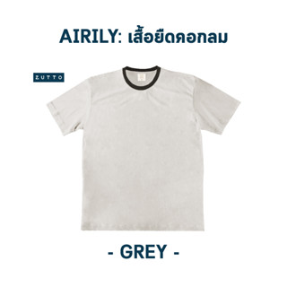 ZUTTO เสื้อยืดพรางพุงคอกลม รุ่น Airily ไซส์ใหญ่ เสื้อยืดสีพื้น เสื้อยืดคนอ้วน เนื้อผ้าหนาแต่ยืดหยุ่นสูง