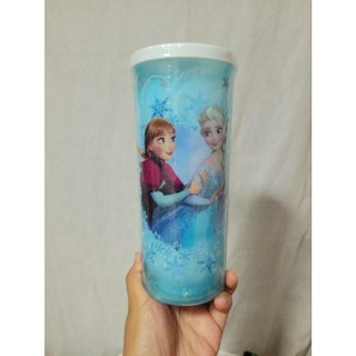 🩵ชุดช้อนส้อมแก้วน้ำพร้อมกระบอกลาย Frozen ❄️🩵 น่ารักมาก ราคาถูก ใช้โค้ดส่งฟรีได้ค่ะ