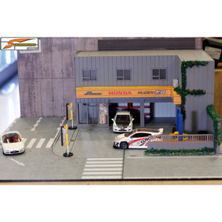 ฉาก ไดโอรามา สเกล 1/64 Magic City Diorama Japan Honda JS Modification