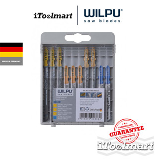 WILPU ชุดใบเลื่อยจิ๊กซอตัดเหล็ก พลาสติก ไม้ jigsaw blade 10 pcs. Assortment - wood-plastic-metal