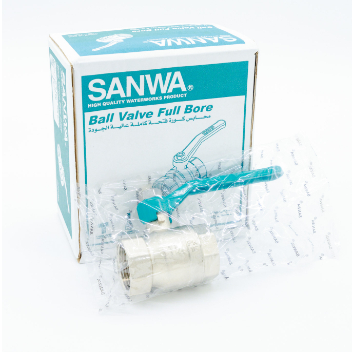 บอลวาล์ว SANWA ซันวา ทองเหลืองคุณภาพสูง แข็งแรง ไม่เป็นสนิม